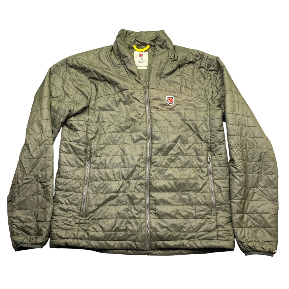 Fjallraven 19740Expedition X-Latt Jacket Mens Sz L Green Puffer Insulated